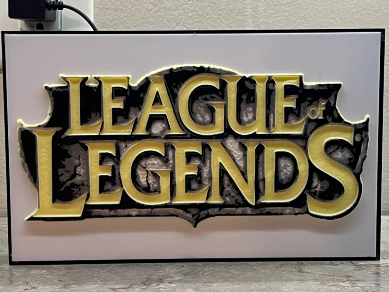 League of Legends Lithophane