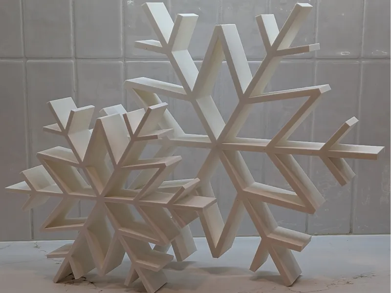 Larger Snowflake Christmas Decoration