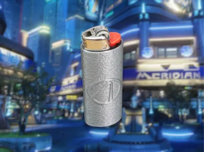 Borderlands Grip Click Bic Lighter Sleeve