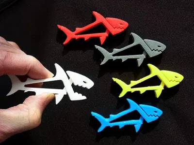 SHARKZ... Fun Multipurpose Clips / Holders