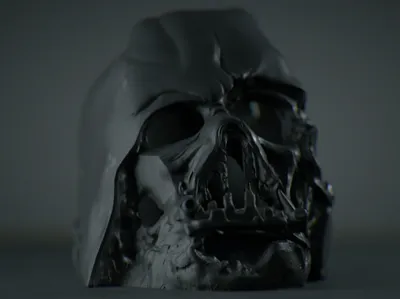 DarthVader Melted Mask