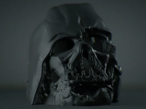 DarthVader Melted Mask
