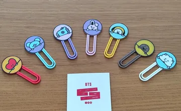 Clip o pieza de sujeción: BT21-Inspired Paper Clips — vista de referencia 3
