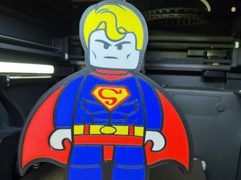Klembaustein Superman Lightbox