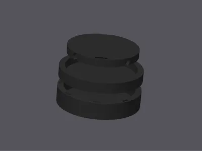 Snus/Zyn Dose Can 3D-printed Siberis with Waste Bin