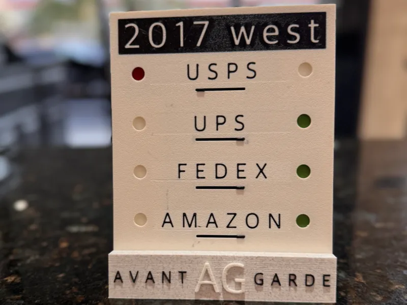 Parcel Delivery Service In/Out Slider 