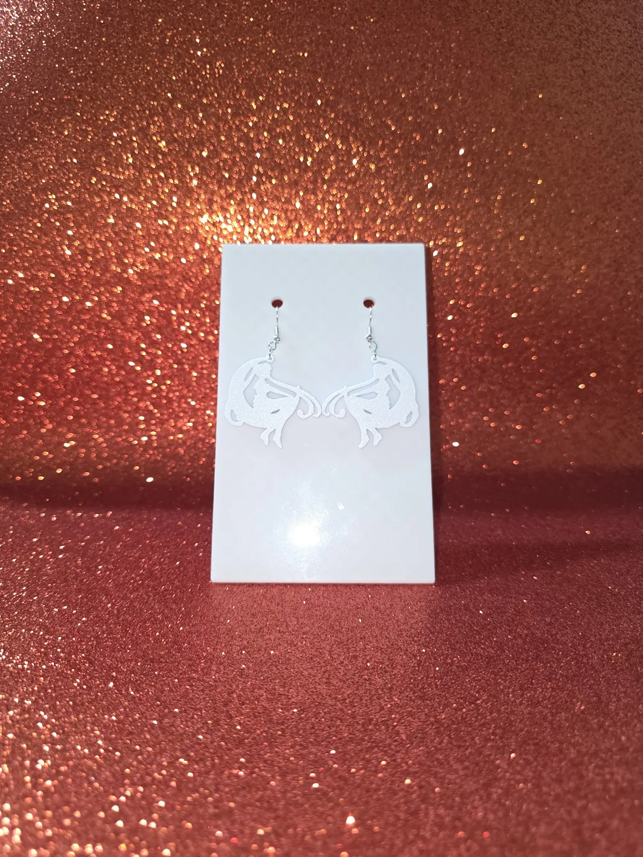 Sailor Moon on the moon earrings view 2