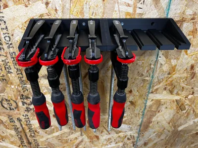 Bessey F clamp (17F31xx) storage rack