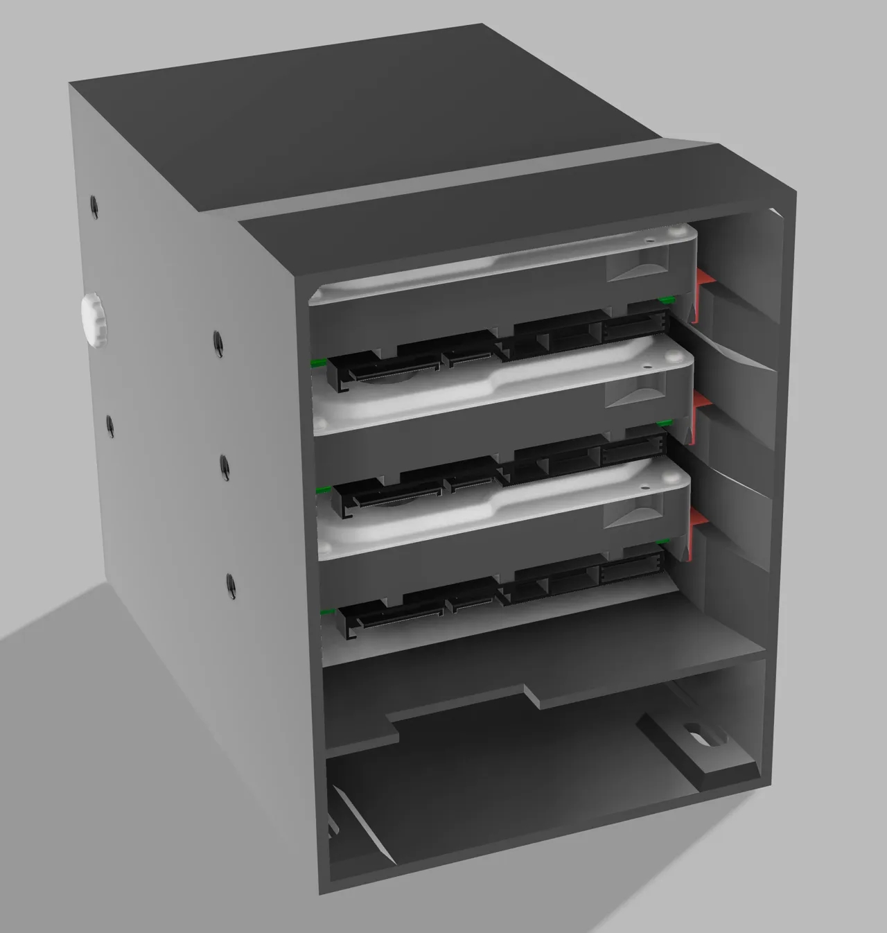 Phanteks XT M3 3xHDD Cage view 3