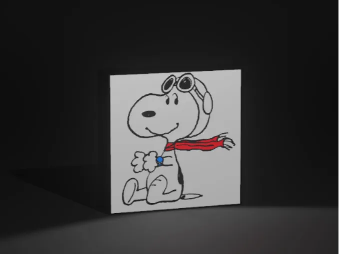 snoopy " Light Box "