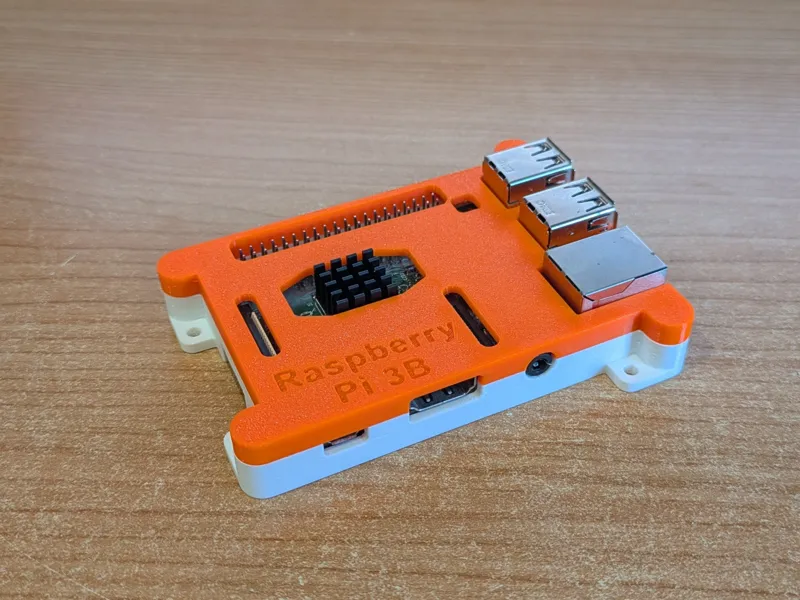 Raspberry Pi3B Magnetic Case low profile