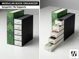 The Librarian: Modular Book Organizer