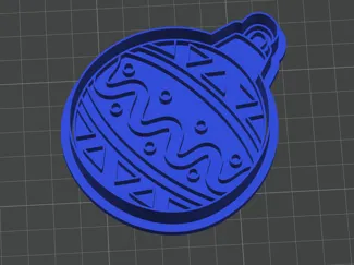 Christmas Ornament Cookie Cutter