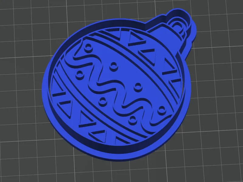 Christmas Ornament Cookie Cutter