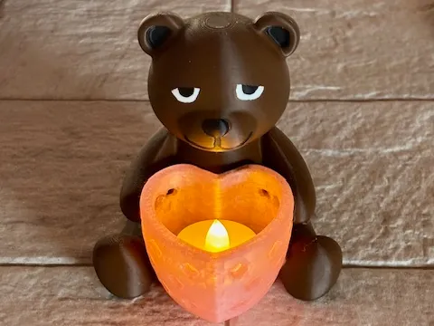 Beary Best Friend – LED Tealight Holder