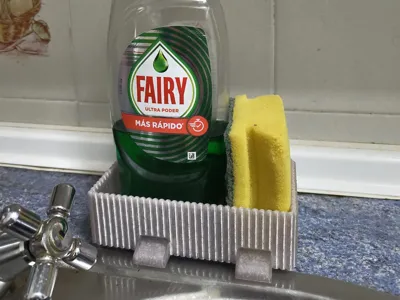 Modern Soap and Scrubber Drainer