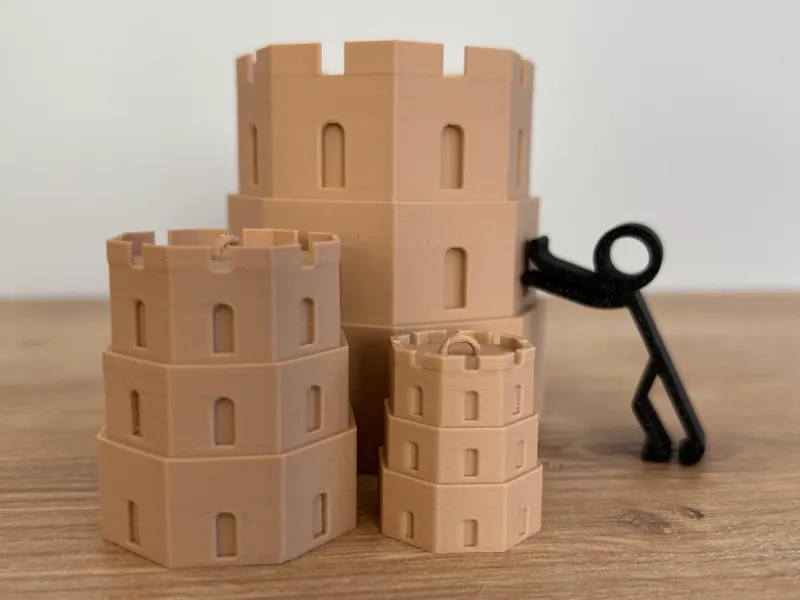 Gediminas Castle Tower - 3 sizes and a support guy