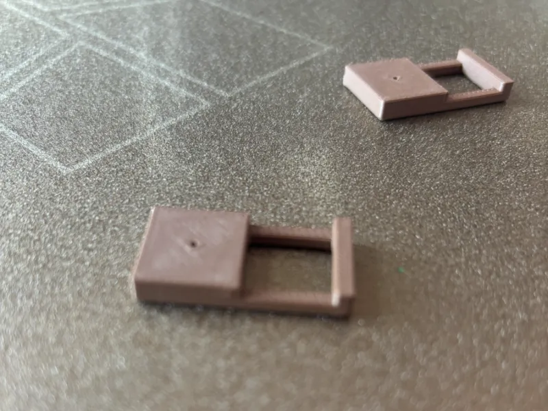 LED Clips befestigung mit nägel
