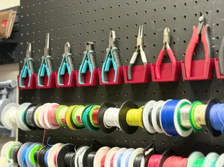 2.0 Peg board plier holder