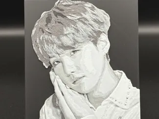 Suga BTS HueForge
