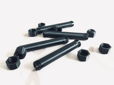 PTFE Connectors with bolts FULLY 3d printed