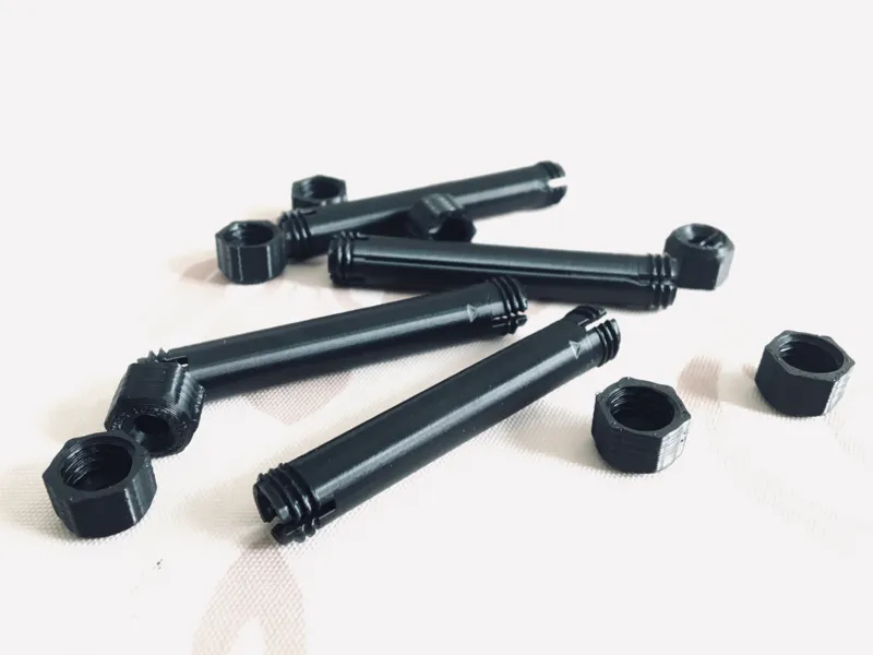 PTFE Connectors with bolts FULLY 3d printed