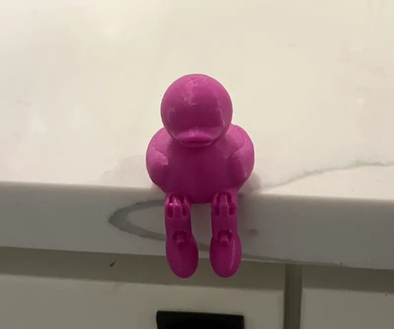rubber duck with legs