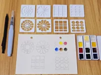 Palette de godets pour aquarelle — photo 2