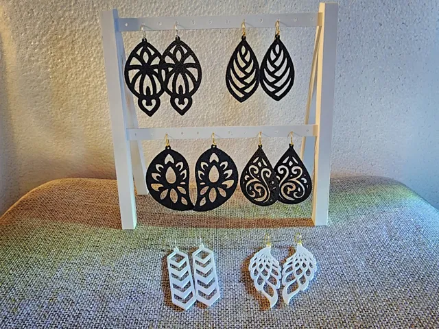Boho Earring Set | 3D Print Jewelry Designs