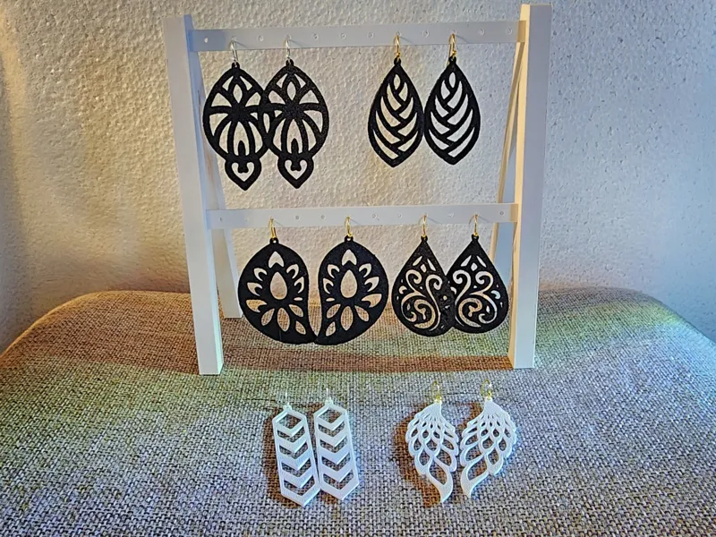 Boho Earring Set | 3D Print Jewelry Designs