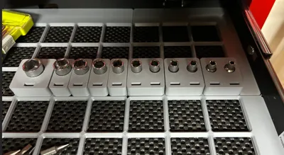 Gridfinity Universal Socket Tray- Standing upright by snjames316 ...