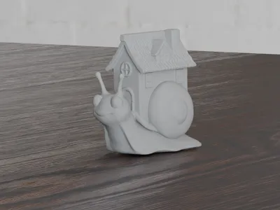 Snail with a House Shell