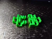 Lock test pieces PETG HF and PLA