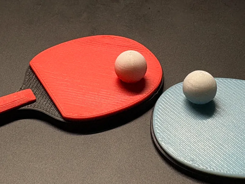 迷你乒乓球拍 Ping Pong Paddle Keychain
