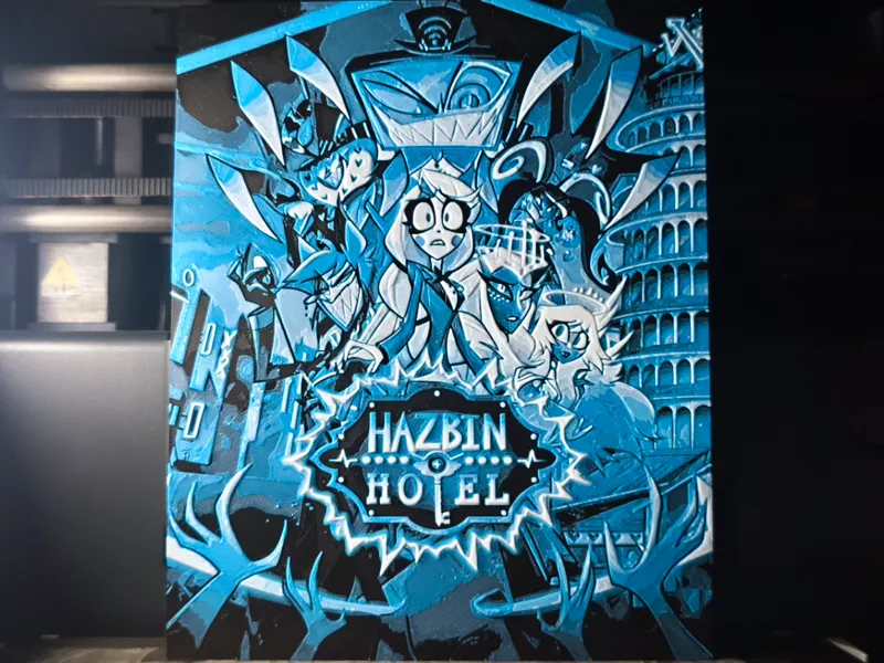 Hazbin Hotel Season 2 Poster (3 Color Version)