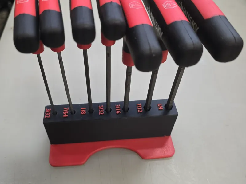 SAE Allen Wrench T Handle Holder Husky