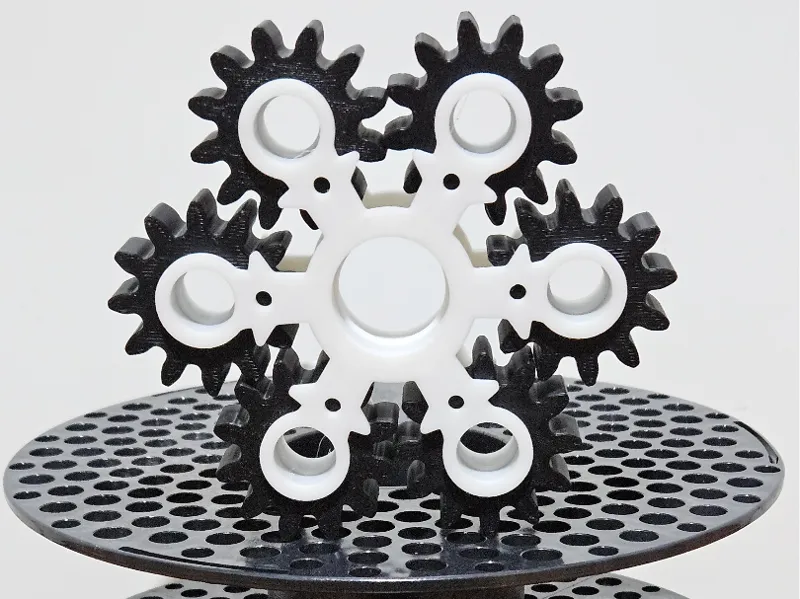 Snowflake Gear Fidget Spinner