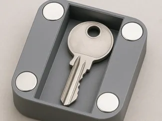 Magnetic Key Box – Hide Spare Keys Safe