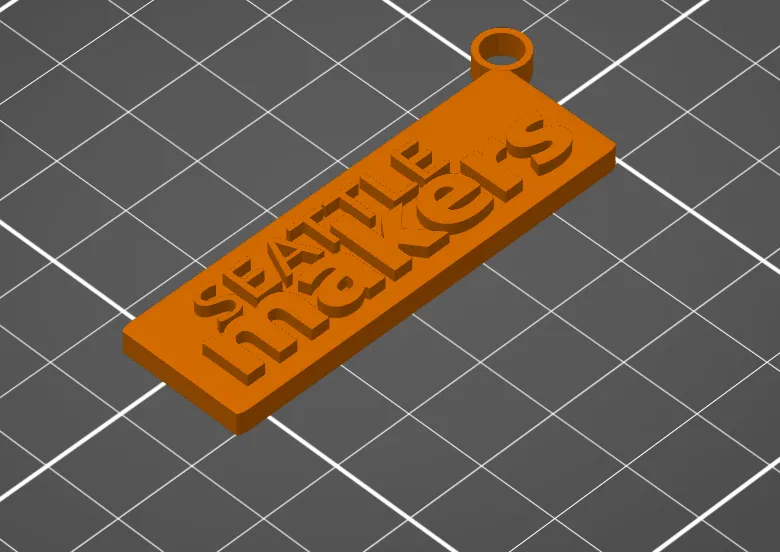 Seattle Makers Keychain