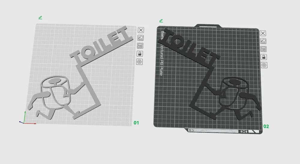 Toilette - lustige Wanddeko – Kostenloses 3D-Druckmodell – MakerWorld