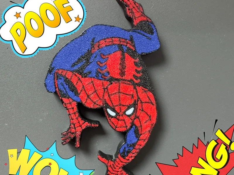 Comic Spiderman Magnet