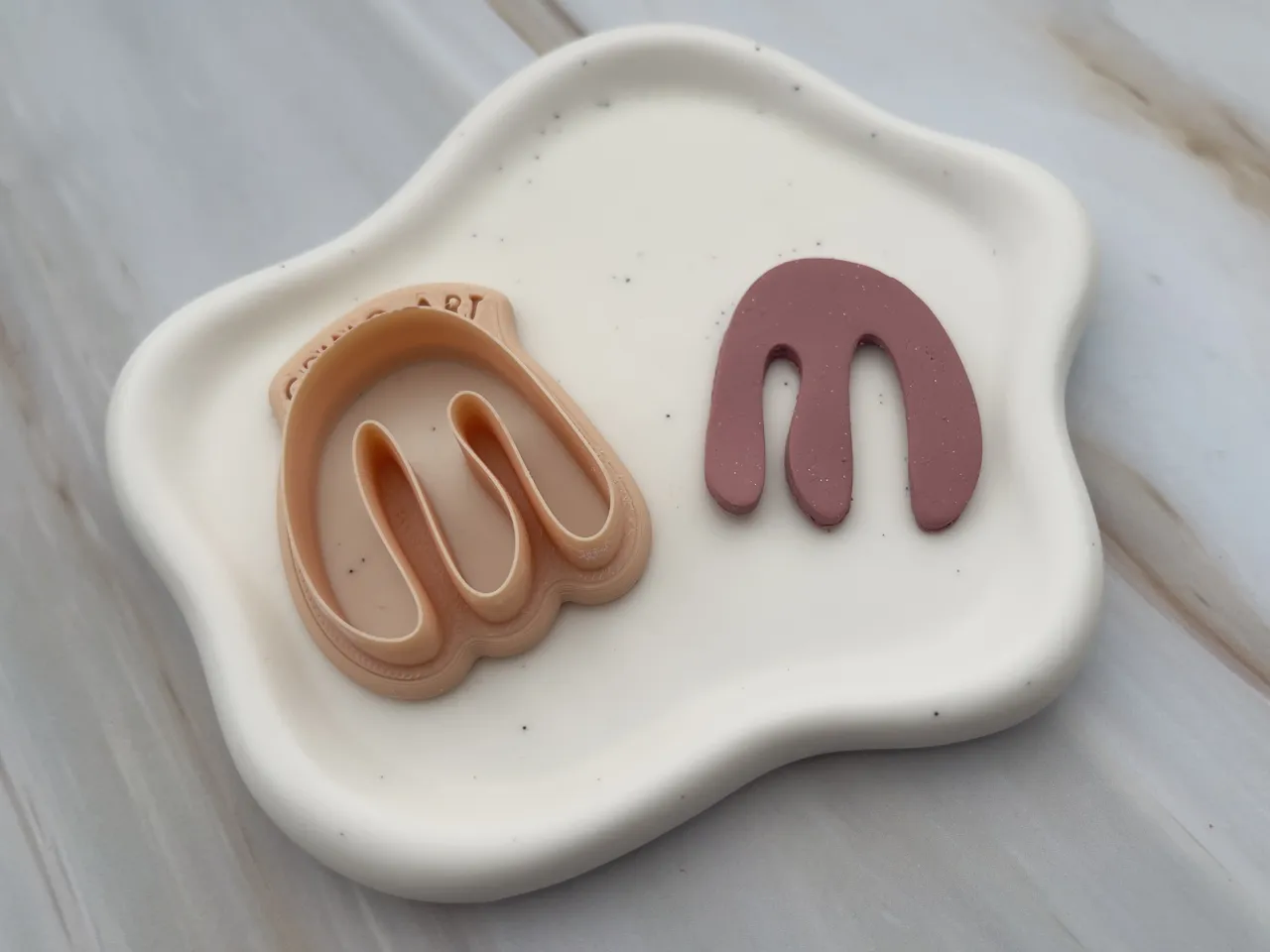 Geometric Polymer Clay Earrings Cutter view 2