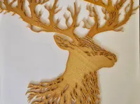Tête de cerf décoration murale — photo 2