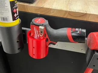 M12 DRILL HOLDER W/ 2 BIT HOLDER AND REMOVED LABEL