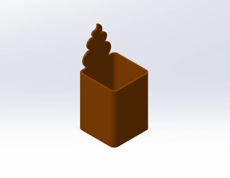 Filament (Poop) Catcher / Chute for Bambu Lab P1S