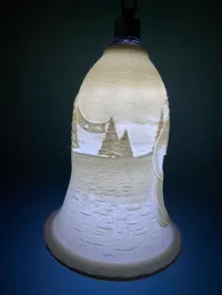 Cloche de Noël — bonhomme de neige — photo 3