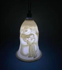 Cloche de Noël — bonhomme de neige — photo 1