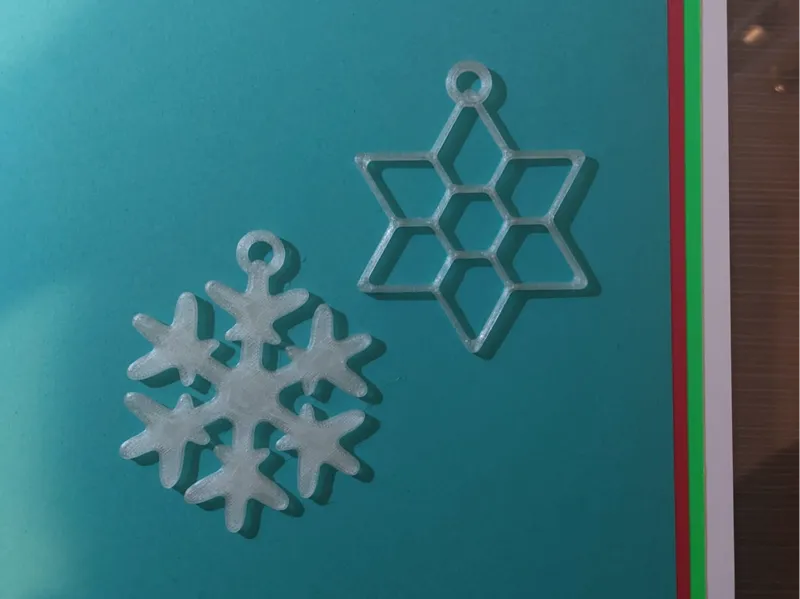 Snowflake Christmas Tree ornament