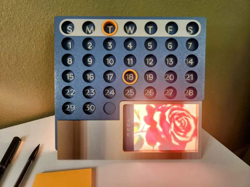 Reusable Smart Picture Calendar