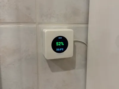 Humidity sensor with temperature display ESP Home